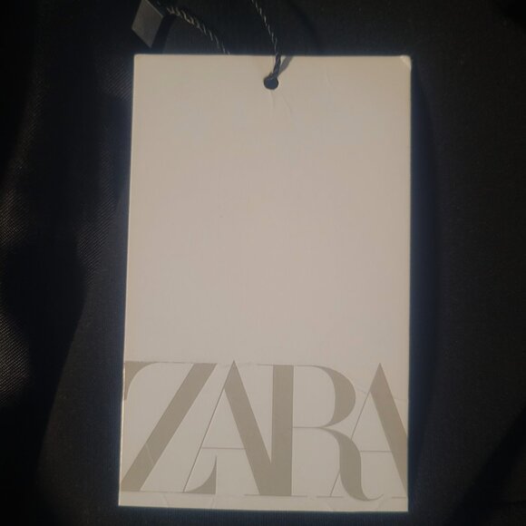 NWT! Zara Shoulder Pad Blazer - Black Tailor Fit - Women's Size M - Picture 13 of 16